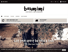 Tablet Screenshot of bohmimi.com